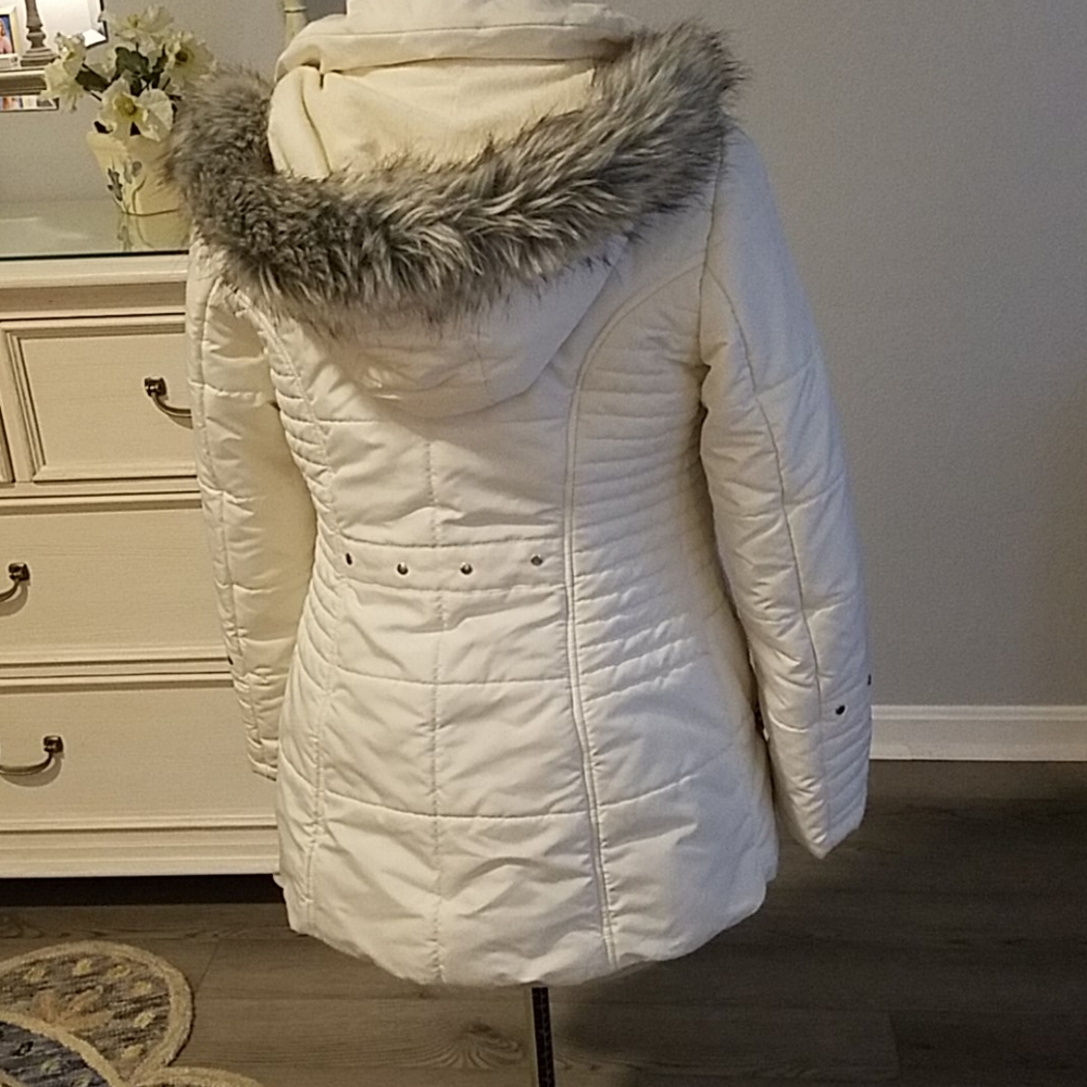 White outer coat.